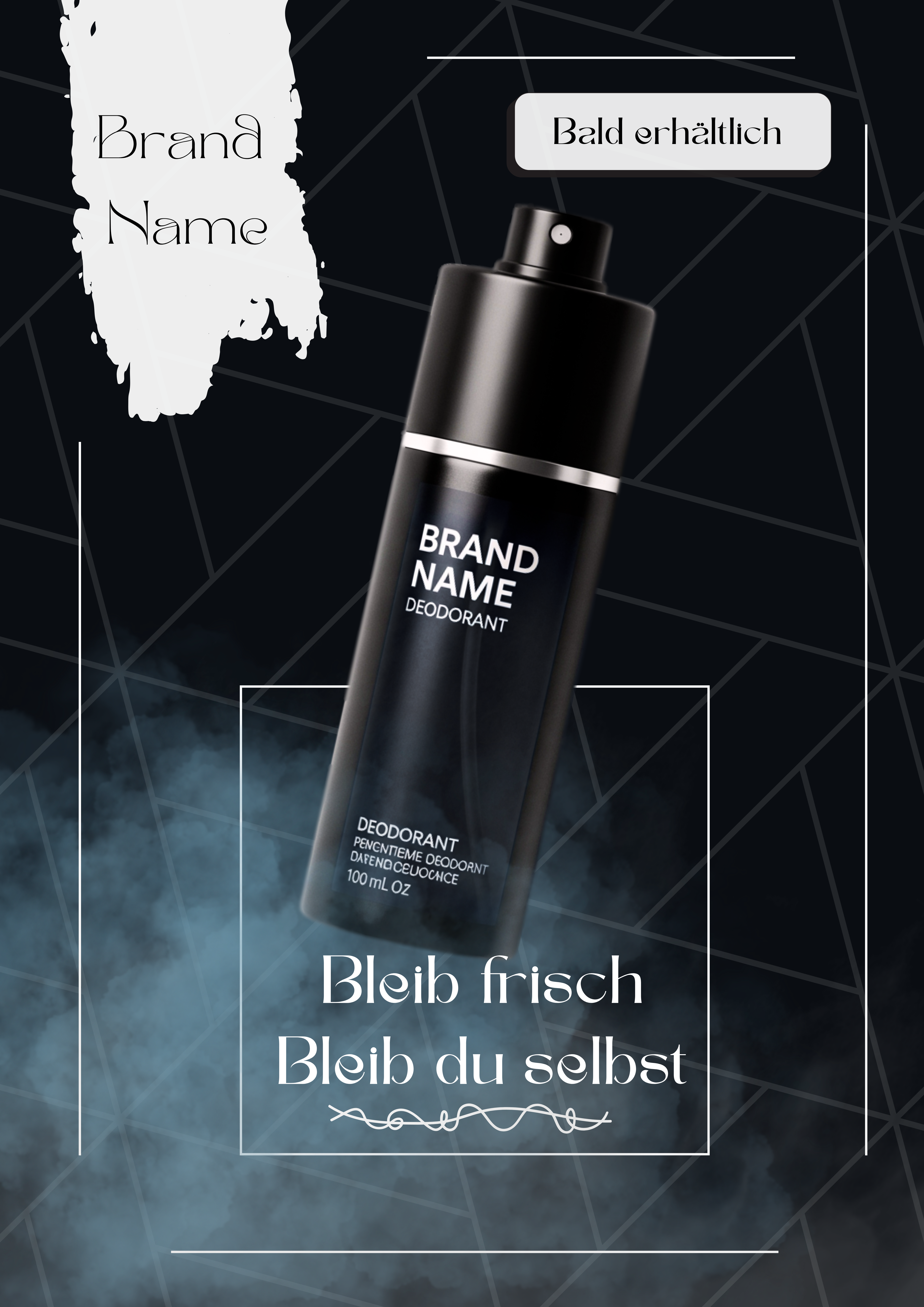 Deospray Produktdesign Werbung Grafikdesign