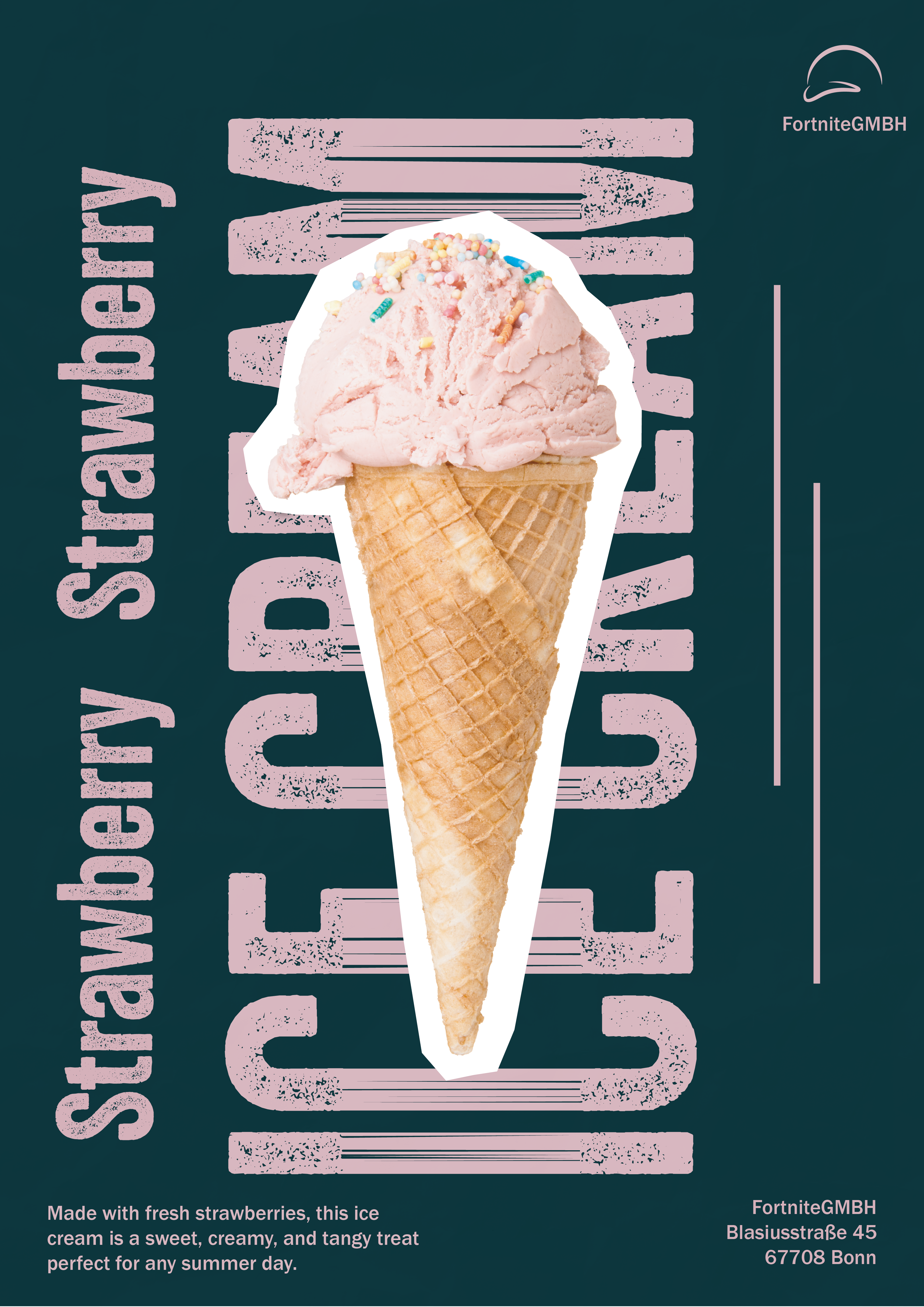 Eis Werbung Produktdesign Grafikdesign