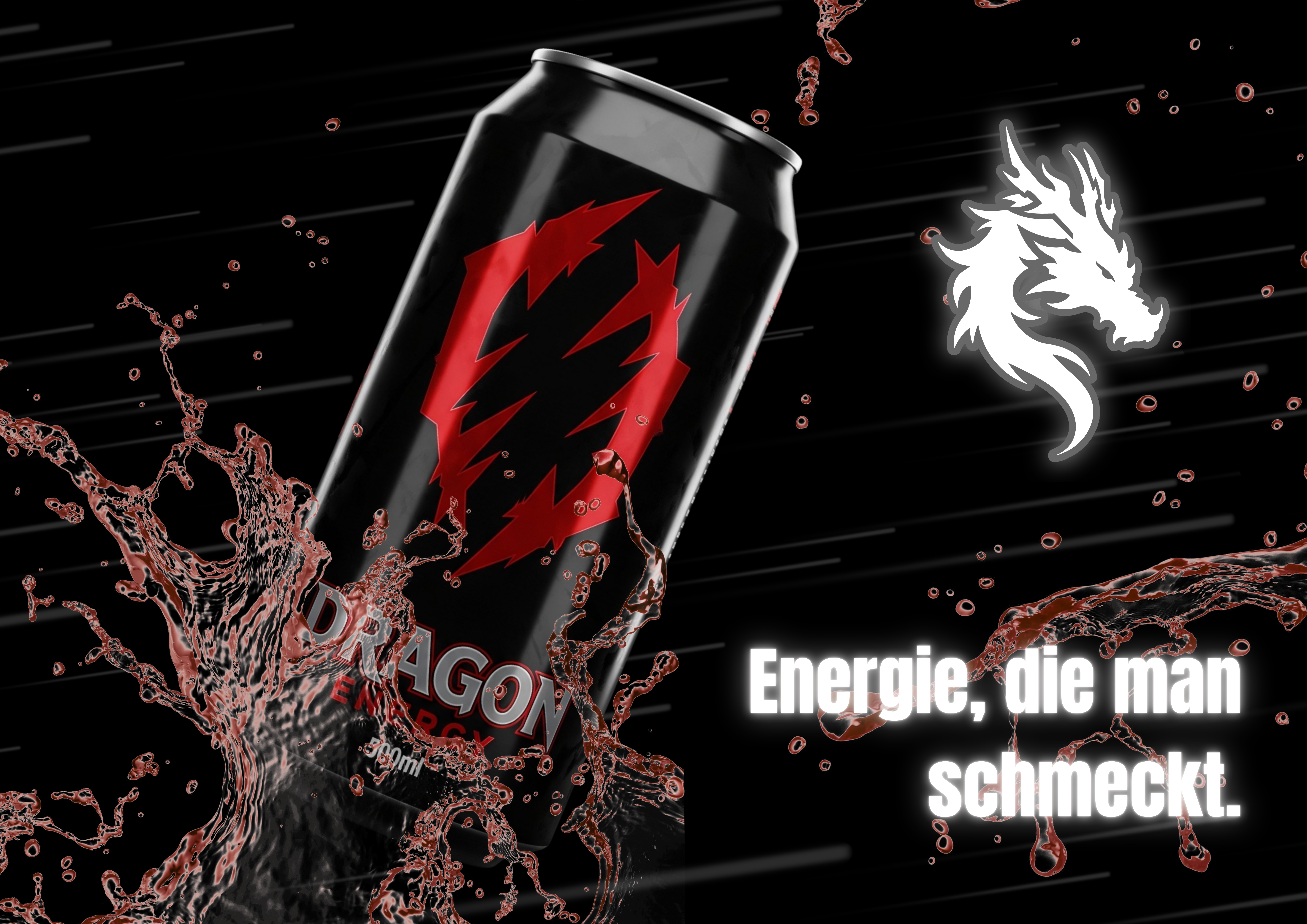Energy Drink Produktdesign Verpackungsdesign