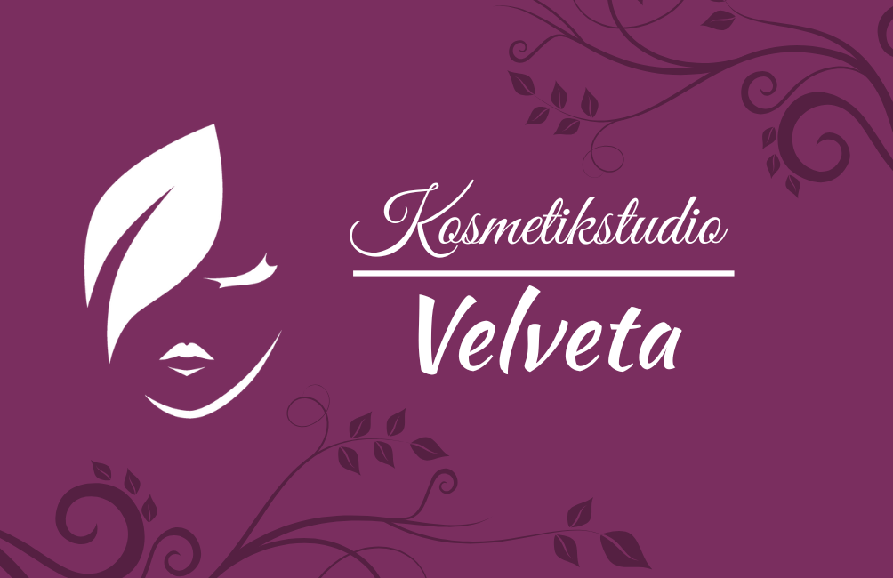 Velveta Visitenkarte Vorderseite Design